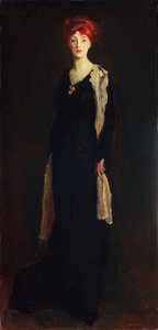 Dama de negro con pañuelo español